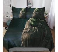 Star Wars Housse De Couette D Design Soft Avec Taie D¡®Oreiller,The Mandalorian Couette Respirante Avec Fermeture ¿¿ Glissi¿¿Re Girls Boys Bedding