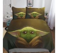 Star Wars Housses De Couettes D Imprim¿¿ Ensemble De Literie,Avec Taie D'oreiller,The Mandalorian Ousse De Couette Avec Fermeture ¿¿Clair Chambre