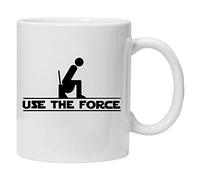 Star Wars inspiré - Use The Force. - Fantaisie blancs de 311,8 gram Mug - Cadeau idéal pour toutes les occasions