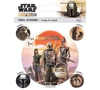 Star Wars Lot de Stickers The Mandalorian Legacy Vinyle 10 x 12,5 cm, Multicolore, Standard, Porte goûter 3D Strong