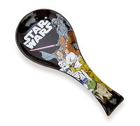 Star Wars Porte-cuillère original en céramique avec personnages Trilogy | Organiseur de cuisine pour ustensiles pour garder le plan de travail propre | Passe au micro-ondes | Produit sous licence