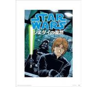 Star Wars reproduction d'art Dark Side Anime Art Print 30 x 40 cm G
