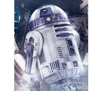 Pyramid International R2-D2 Droid Star Wars The Last Jedi Mini Affiche Plastique/Verre Multicolore 40 x 50 x 1,3 cm