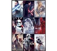 Star Wars - The Last Jedi / personnages - 61x91,5 cm - AFFICHE / POSTER G