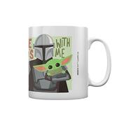 Star Wars: The Mandalorian Tasse (Kid's with Me Design) 325 ml, tasse à café, Grogu - Produit sous licence officielle