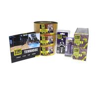 Starblock Kit de construction terrasse 25m² : 1 000 vis inox A2 5x60, gabarit de perçage, 1 kit perçage-fraisage et 3 bandes d'étanchéité