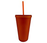 STARBUCKS Gobelets d'été cloutés orange ou bleu édition été 2023 réutilisables (orange)