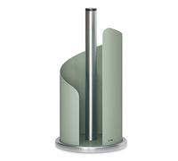 stardis Porte-rouleau de papier essuie-tout design en acier inoxydable mat H 30 cm Ø 15 cm - Pour rouleau de papier essuie-tout - Vert agave