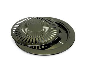 Starlet24 Grille de cuisson 2 pièces Ø 31 cm pour barbecue Camping Réchaud à gaz avec outil 2 en 1