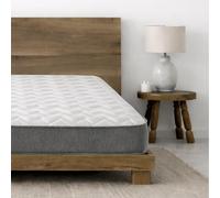 Starlight Beds Essentials Matelas Double en Zigzag avec Ressorts et Mousse à mémoire de Forme Fermeté Douce Gris 135 x 190 x 19 cm