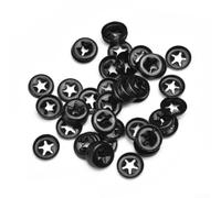 Starlock Assortiment de rondelles à pousser sur anneaux de retenue pour M3 en acier à haute teneur en carbone pour fixation de bouclier thermique d'échappement 50 pièces