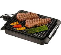 STARLYF Barbecue électrique de Table SMOKEFREE GRILL, Comme Vu à la TV, Grill Électrique sans fumée Outil de cuisine Grillade Barbecue intérieur Surface en grès