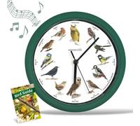 STARLYF Birdsong Clock Horloge Chant d'oiseau, Original, avec 12 Oiseaux chanteurs indigènes, Temps de Silence la Nuit, enregistrements Originaux de la Nature, Idée Cadeau Originale