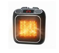 STARLYF Power Heater - Radiateur électrique mural à technologie thermocéramique | 800 W | Thermostat numérique intelligent | Idéal pour les petits espaces | Prise pivotante à 270°