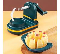 Starnearby Éplucheur de Pommes Rotatif éplucheur de Fruits et Légumes Pèle Pomme Multifonctionnelle avec Lames en Acier Inoxydable Coupe Pomme Ustensile de Cuisine