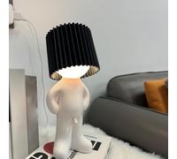 Starnearby Lampe de Chevet Créative Petit Garçon Timide, Veilleuse de Table Mignon Amusante, Lumière de Nuit avec Cable, Décoration de la Maison, Joli Cadeau
