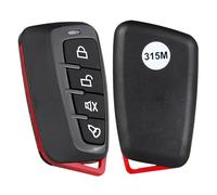 Starnearby Lot de 2 Télécommande pour Portail électrique, 315 MHz / 433 MHz, Duplicateur Télécommande Portail Automatique, Télécommande Portail Universelle de Clonage pour Porte de Garage