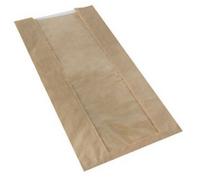 STARPAK Sachet à pain 'pure', 300 x 160 x 60 mm, marron