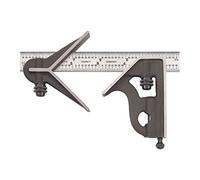 Starrett 11hc-6-4R en fonte carré et centre Têtes avec lame coupe Combinaison carré, finition noir Rides, 4R Graduation, 15,2 cm Taille