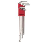 Starrett Bondhus 17099 Jeu de Clés coudées longues à boule système Métrique