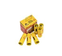 Starrett FCH2532-6 Lot de 6 scies cloches HSS bimétalliques, coupe rapide, extra cobalt, pour tôle d'acier inoxydable, bois, plastique, différents matériaux - 20 mm