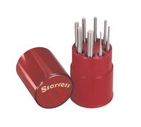 Starrett S565PC Jeu de 8 embouts dans boîtier Comprend pièces 565A / B/C/D/E/F/G/H