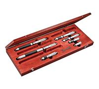 Starrett S824dz fixe Gamme Pied à l'intérieur micromètres Ensemble, 2-30,5 cm Range, 0 cm Graduation, +/-0.0001 "précision (lot de 7 pièces)