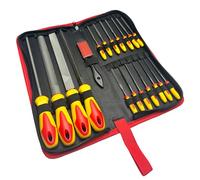 Starrett SEF-19 Lot de 19 limes d'ingénieur pour bois, métal et autres matériaux