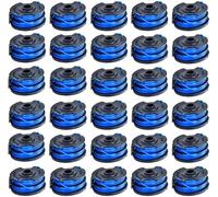 StarRing 9306821 Lot de 30 bobines de fil de rechange pour débroussailleuse double ligne Wolf GT840 GT850 GT-F10 Diamètre 0,6 mm Longueur 2 x 5 m