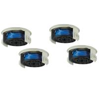 StarRing Lot de 2/4/6 bobines de rechange pour débroussailleuse Ryobi RAC124 18 V + Razor OLT/RLT 1830 1831 Recharges de bobines de rechange pour débroussailleuse (4 pièces)