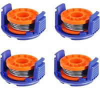 StarRing Lot de 4 bobines de fil de rechange pour débroussailleuse MacAllister MGTP18Li 1,5 mm 1 x 2,5 m
