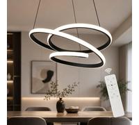 STARRYOL Suspension LED, Lustre de Restaurant Circulaire, Plafonnier au Design Irrégulier Minimaliste pour Chambre à Coucher, Salon - Lumière Blanche de 68 Watts