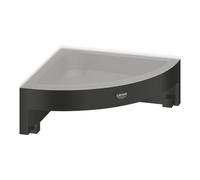 Start Cube tablette d'angle porte-savon en métal, noir mat (G411062430)