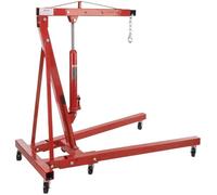 Start Grue hydraulique à moteur d'atelier, 1 000 kg | Chèvre d'atelier | Pliable sur roues | Bras réglable en 4 positions | Charge réglable | Utilisation polyvalente | Facile à assembler