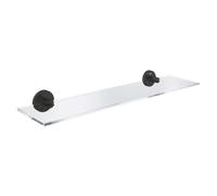 Start tablette porte-savon en verre 53 cm avec fixations cachées, noir mat (G412022430)