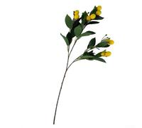 Startbuymore Branche de citron artificielle avec feuilles vertes pour ajouter de la vivacité à la décoration intérieure, citronnier artificiel pour la maison et les événements