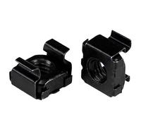 StarTech.com Écrou cage M6 - Pack de 100 - Écrous cage M6 de montage pour rack et armoire serveur - Noir (CABCAGENT62B)