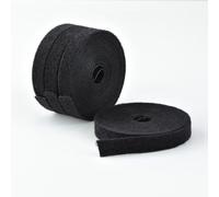 StarTech.com Lot de 4 Rouleaux de Bande Auto-Agrippante de 4,6m, Largeur 1,3 cm, Noir, Attaches de Câbles Réutilisables Coupées sur Mesure, Bande de Fixation, Bandes de Tissu Ajustables, Rouleau en Vr
