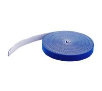StarTech.com HKLP50BL : Rouleau de Ruban Auto-Agrippant 19mm x 15.2m Bleu en Nylon, Attache-Câbles Réutilisable avec Certifications RoHS et CE