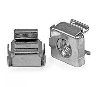 StarTech.com Écrou cage M5 - Pack de 100 - Écrous cage M5 de montage pour rack et armoire serveur - Argent (CABCAGENUTS2)