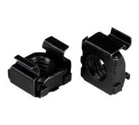 startech paquet de 100 ecrous cages m5 pour pour rack - noir noir Noir G