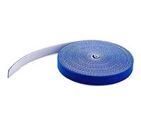 StarTech.com HKLP25BL : Rouleau de Ruban Auto-agrippant Bleu 7.6m x 19mm, Nylon, Température -10°C à 80°C, Attaches Câbles Ajustables, CE/RoHS