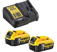 Starter-kit 18V (2x 5.0 Ah) avec chargeur DCB115 - DEWALT DCB184X2_DCB115