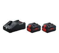 Lot de 2 Batteries BOSCH 8Ah ProCore avec chargeur ultra rapide GAL 18V-160 1600A02T5P Professional