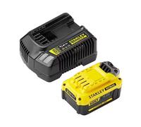 Starter Kit Chargeur 2 A + 1 Batterie 18V 4 Ah - SFMCB14M1-QW STANLEY FATMAX V20