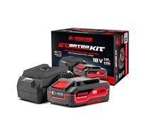 Starter Kit Stayer L20 18V - Batterie 2.0Ah + Chargeur Intelligent - Compatible Toute la Gamme L20 - Protection Surcharge, décharge, surchauffe - Indicateur LED 4 Niveaux