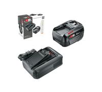 Bosch batterie et chargeur rapide Starter Set 18V (1 batterie Lithium-Ion 4,0 Ah ; 1 chargeur rapide ; alliance POWER FOR ALL 18V)