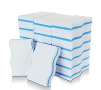 STARVAST Eponges Magiques, 24 Pcs Eponge en Melamine de Nettoyage Très Épaisse - Gomme Magique pour Salle de Bain, Piscine, Cuisine, Sol, Mur (sans Produits Chimiques) - Blanc