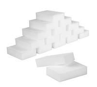 STARVAST Eponges Magiques, Eponge en Melamine de Nettoyage Très Épaisse - Gomme Magique pour Salle de Bain, Piscine, Cuisine, Sol, Mur (sans Produits Chimiques) - Blanc (50)