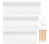 STARVAST Lot de 100 Mini Flacons Vaporisateurs en Plastique Transparent 5ML Echantillon Parfum Vide Spray, Flacons Vaporisateurs Vides de Voyage Transparents Portable Flacons Atomiseurs
